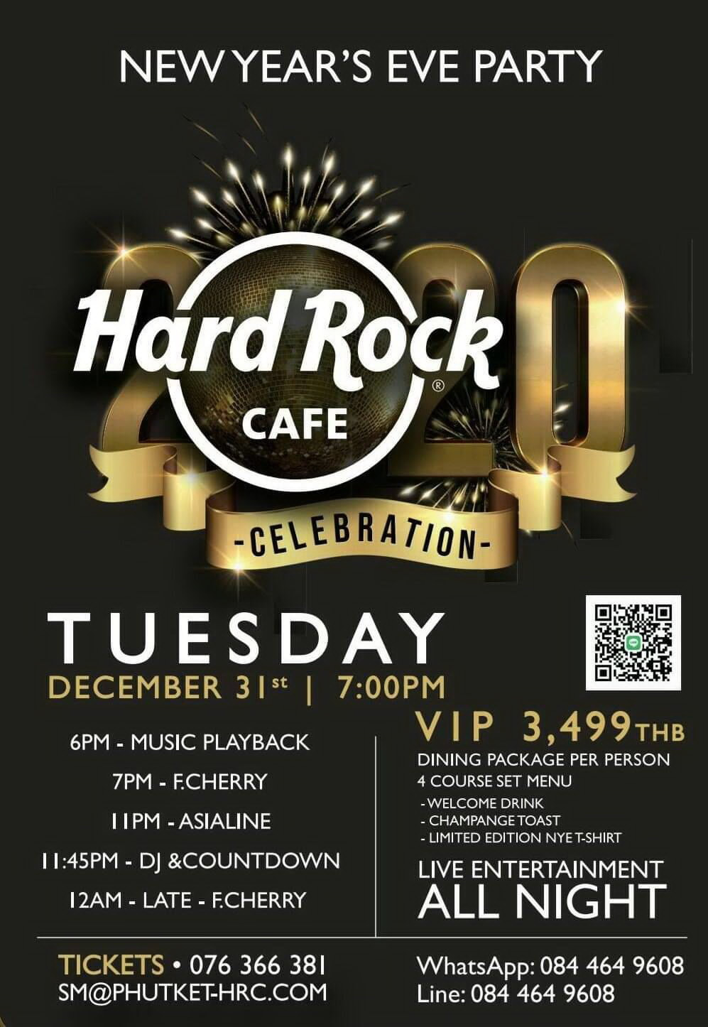 CALENDAR NEWS ENJOY A NIGHT TO REMEMBER AT HARD ROCK CAFE’S 2020